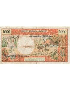 Nouvelles Hébrides 1000 Francs - ND (1975) - P.20b 1000 francs 1975 2