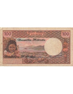 Nouvelles Hébrides 100 Francs - ND (1975) - P.18c 100 francs 1975 2