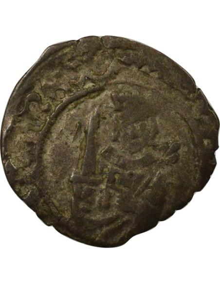 Charles VIII 2e Type 1 hardi Billon 1488-1498 K Bordeaux