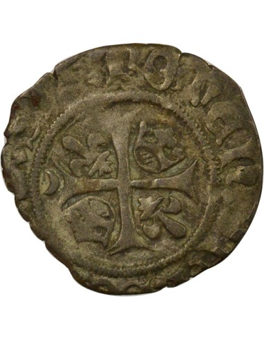 Charles VIII 2e Type 1 hardi Billon 1488-1498 K Bordeaux