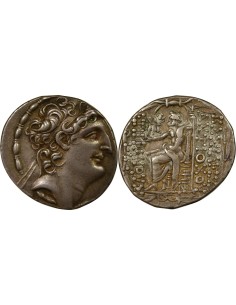 Grèce (Royaume Seleucide) Antiochos VIII Zeus Nicéphore 1 tétradrachme Argent 109-96 Av JC Antioche