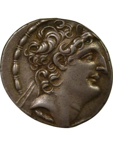 Grèce (Royaume Seleucide) Antiochos VIII Zeus Nicéphore 1 tétradrachme Argent 109-96 Av JC Antioche