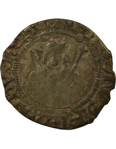 Charles VIII - Hardi - 1491 / 1498 n Nantes 1 hardi Billon 1491-1498 T Nantes