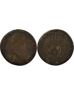 Louis XV au Buste habillé 1/5 écu Argent 1726 R Orléans