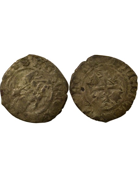 Charles VIII 1e Type 1 hardi Billon 1488-1498 K Bordeaux