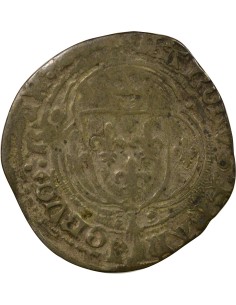 Charles VIII A la Couronne 1 blanc Billon 1491-1498 T Nantes 2