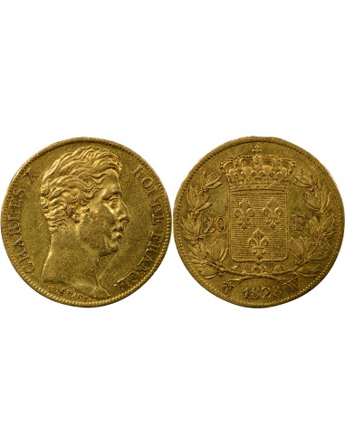 Charles X Charles X - 20 Francs Or - 1828 W Lille 20 francs Or 1828 W Lille