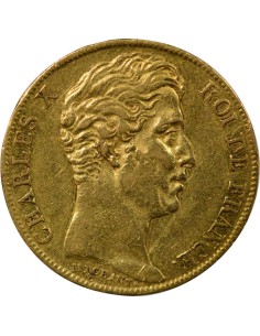 Charles X Charles X - 20 Francs Or - 1828 W Lille 20 francs Or 1828 W Lille 2