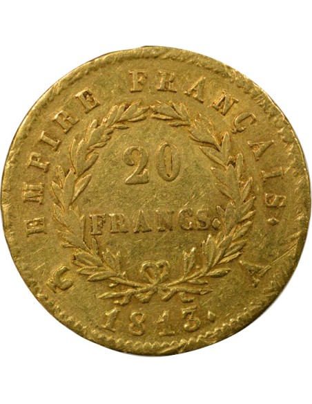 Roi d'Italie Empire 20 francs Or 1813 A - Paris