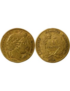 IIe République 10 francs Or 1851 A - Paris