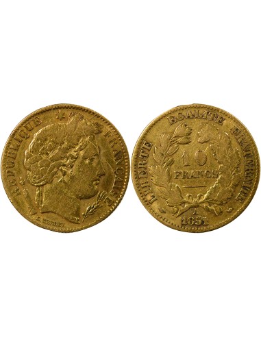 IIe République 10 francs Or 1851 A - Paris