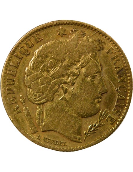 IIe République 10 francs Or 1851 A - Paris