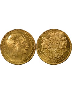 Danemark Christian X Christian X - 20 Kroner Or - 1914 Copenhague 20 kroner Or 1914 Copenhague