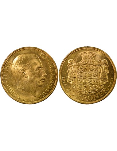 Danemark Christian X Christian X - 20 Kroner Or - 1914 Copenhague 20 kroner Or 1914 Copenhague