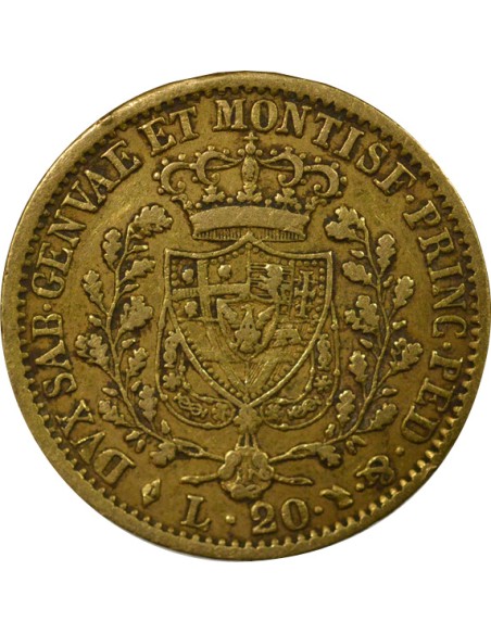 Sardaigne Charles Félix Charles Félix - 20 Lire Or - 1828 L Turin 20 lire Or 1828 T Turin