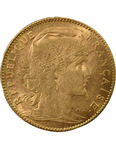 Coq 10 francs Or 1911 A Paris