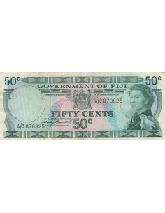 Fidji 50 Cents - Elisabeth II - ND (1971) - P.64a 50 cents 1971