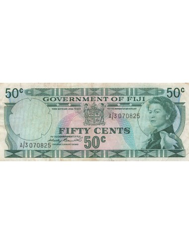 Fidji 50 Cents - Elisabeth II - ND (1971) - P.64a 50 cents 1971
