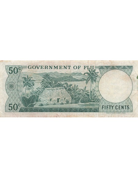 Fidji 50 Cents - Elisabeth II - ND (1971) - P.64a 50 cents 1971