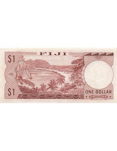 Fidji 1 Dollar - Elisabeth II - ND (1974) - P.71a 1 dollar 1974