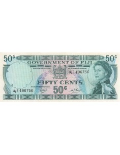 Fidji 50 Cents - Elisabeth II - ND (1969) - P.58a 50 cents 1969