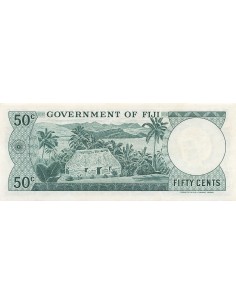 Fidji 50 Cents - Elisabeth II - ND (1969) - P.58a 50 cents 1969 2