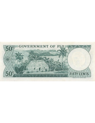 Fidji 50 Cents - Elisabeth II - ND (1969) - P.58a 50 cents 1969
