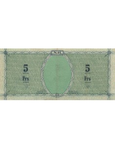 Nouvelles Hébrides 5 Francs - ND (1943) - P.1 5 francs 1943 2