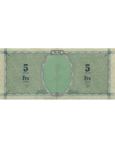 Nouvelles Hébrides 5 Francs - ND (1943) - P.1 5 francs 1943