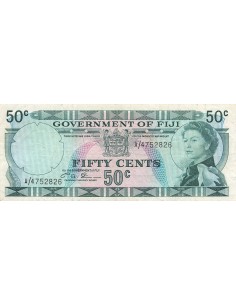 Fidji 50 Cents - Elisabeth II - ND (1971) - P.64b 50 cents 1971