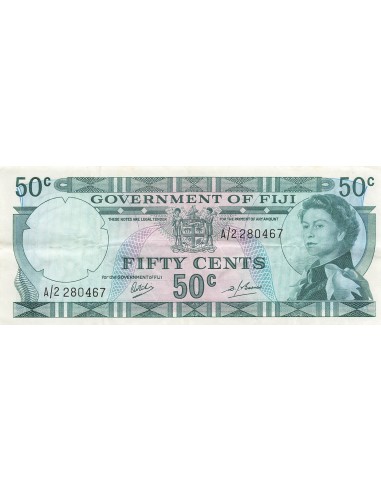 Fidji 50 Cents - Elisabeth II - ND (1969) - P.58a 50 cents 1969