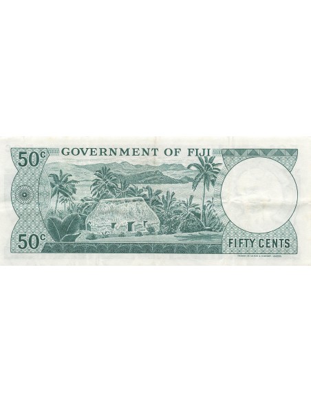 Fidji 50 Cents - Elisabeth II - ND (1969) - P.58a 50 cents 1969