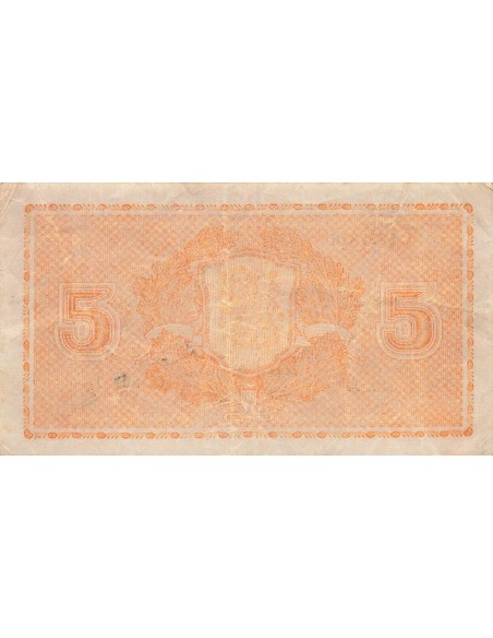 Finlande 5 Markaa - 1945 - P.76 5 marka 1945