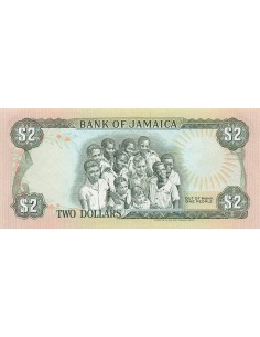 Jamaïque 2 Dollars - 1990 - P.69 2 dollars 1990 2