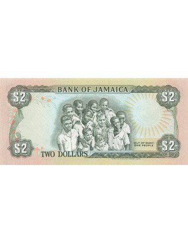 Jamaïque 2 Dollars - 1990 - P.69 2 dollars 1990