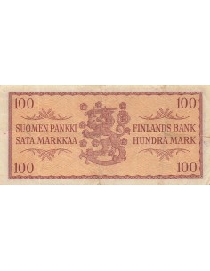 Finlande 100 Markaa - 1957 - P.97 100 marka 1957 2