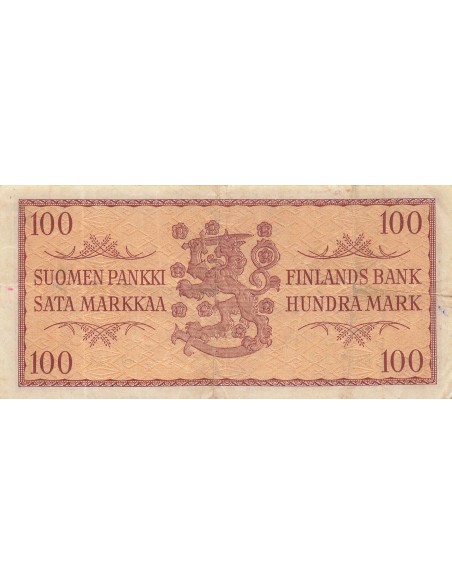 Finlande 100 Markaa - 1957 - P.97 100 marka 1957