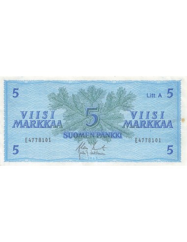 Finlande 5 Markaa - 1963 - P.99a 5 marka 1963