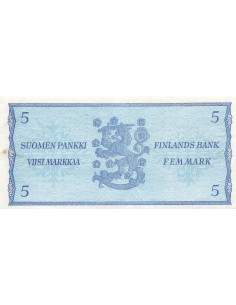Finlande 5 Markaa - 1963 - P.99a 5 marka 1963 2