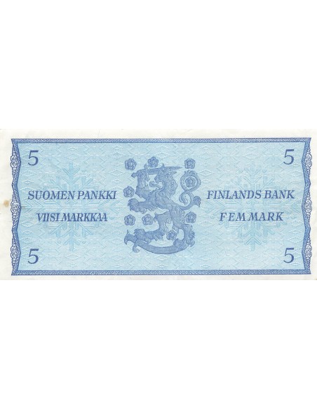 Finlande 5 Markaa - 1963 - P.99a 5 marka 1963