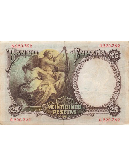 Espagne 25 Pesetas - Vicente Lopez - 1931 - P.81 25 pesetas 1931