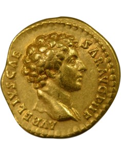 Rome Empire Marc Aurèle Hilaritas 1 aureus Or 140-144 R Rome 2