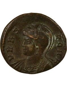 Rome Empire Louve 1 nummus Cuivre 330-331 R Rome 2