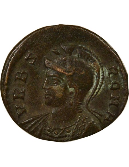 Rome Empire Louve 1 nummus Cuivre 330-331 R Rome