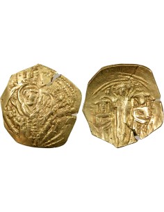 Empire Byzantin Andronic II & Michel IX Classe II 1 Hyperpère Or 1303-1320 Constantinople