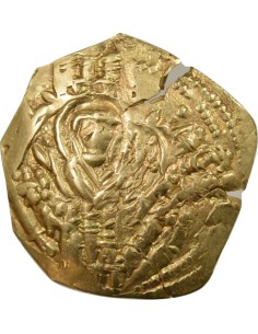 Empire Byzantin Andronic II & Michel IX Classe II 1 Hyperpère Or 1303-1320 Constantinople 2