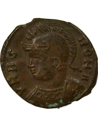 Rome Empire Louve 1 nummus Cuivre 332 Arles