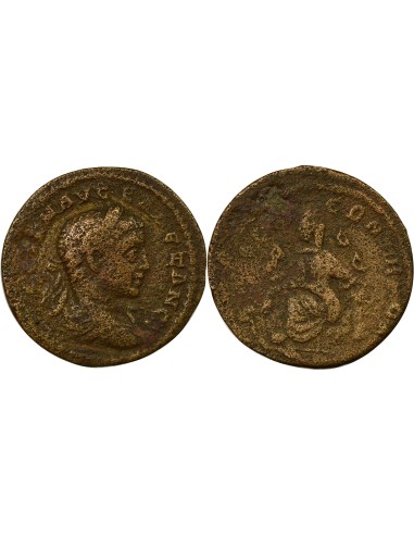 Rome - Provinces Alexandre Sévère Tyché assise 1 octassaria Bronze 218-219 Antioche