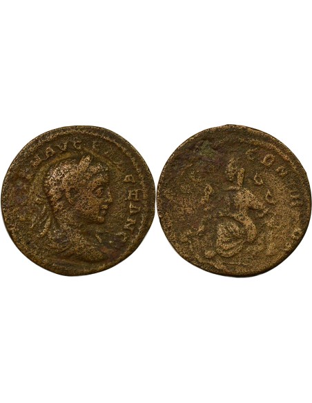 Rome - Provinces Alexandre Sévère Tyché assise 1 octassaria Bronze 218-219 Antioche