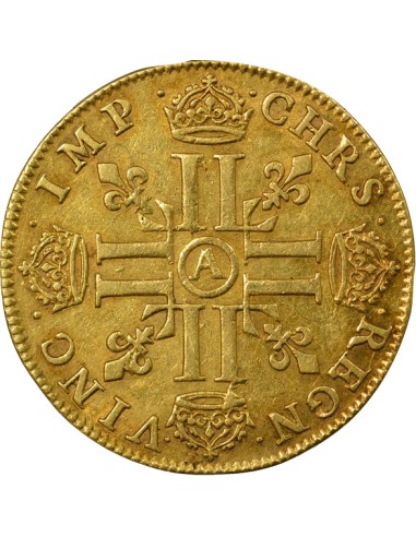 Louis XIII A la Mèche Courte 2 louis d'or Or 1640 A - Paris